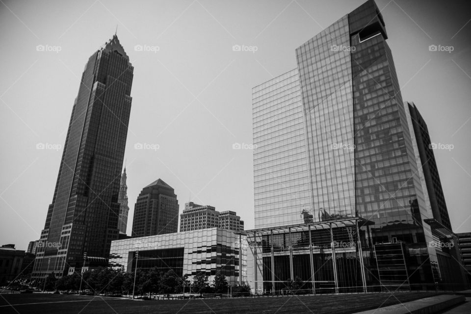 Downtown Cleveland Buildings and Skyline