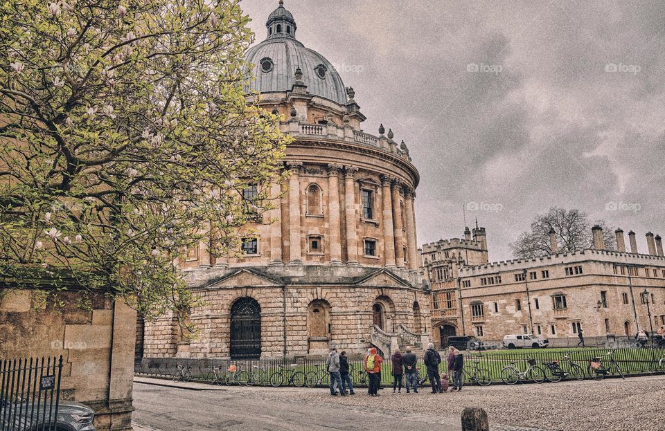 The round building of Oxford's library