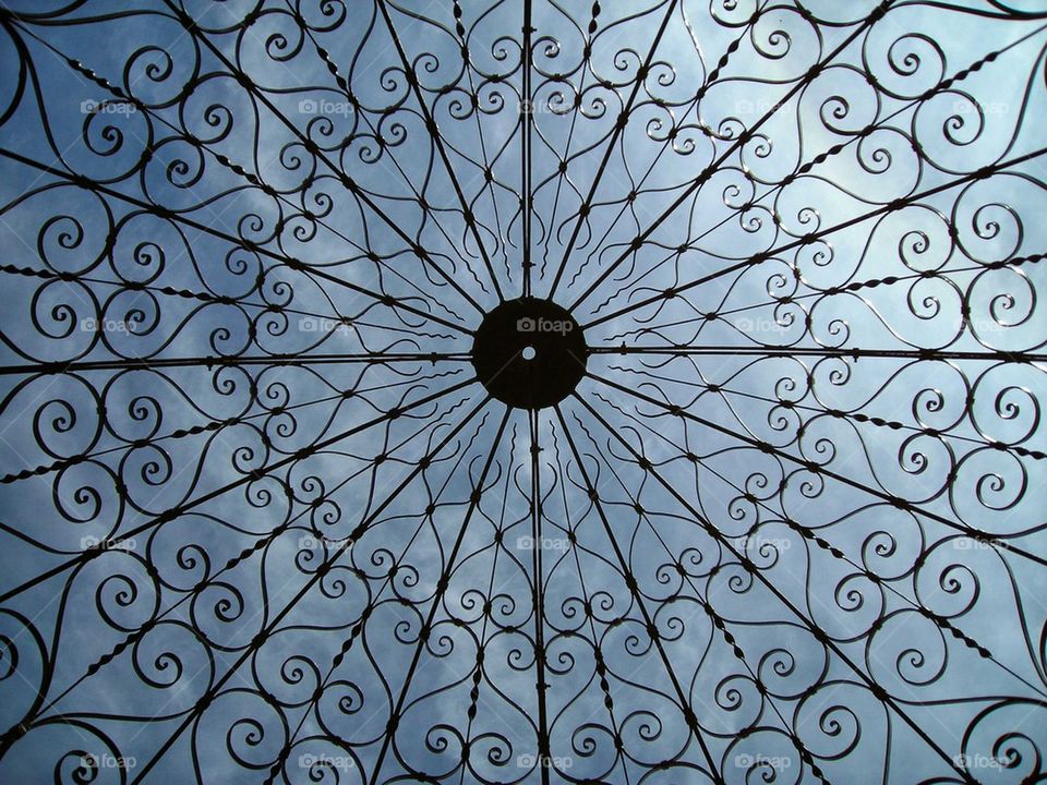 wrought iron gazebo