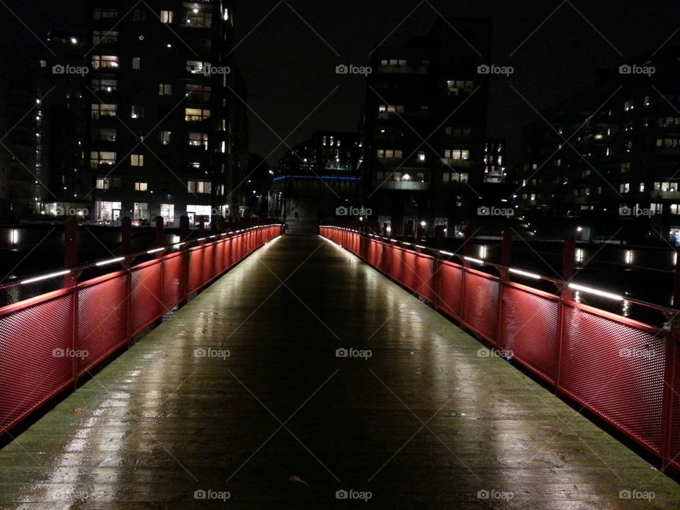 Bridge over dark waters