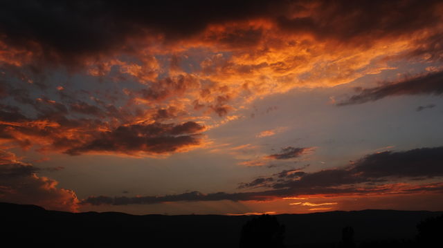 Fire sky