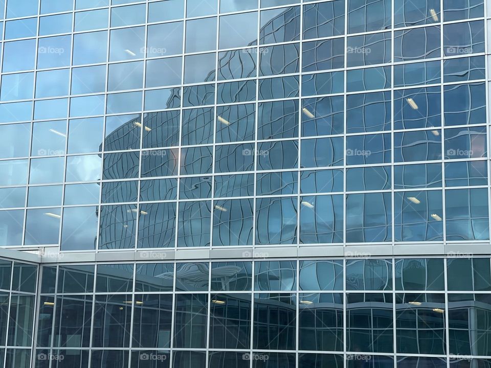 Architecture made of glass