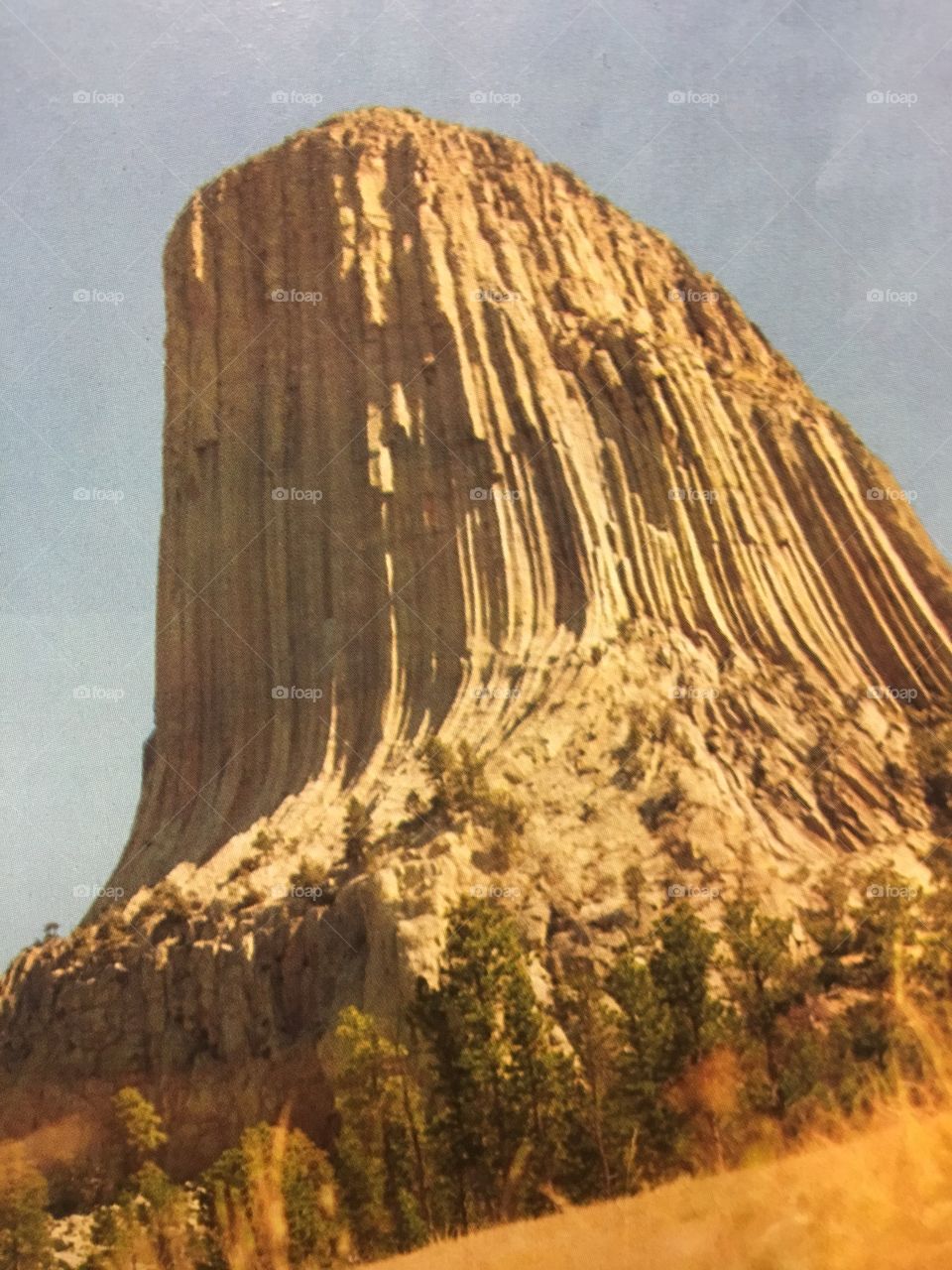 Mountain of rock