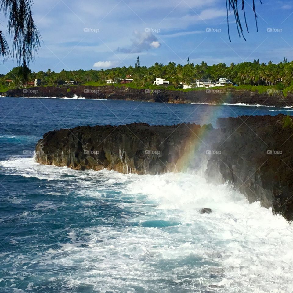 Seaspray rainbow