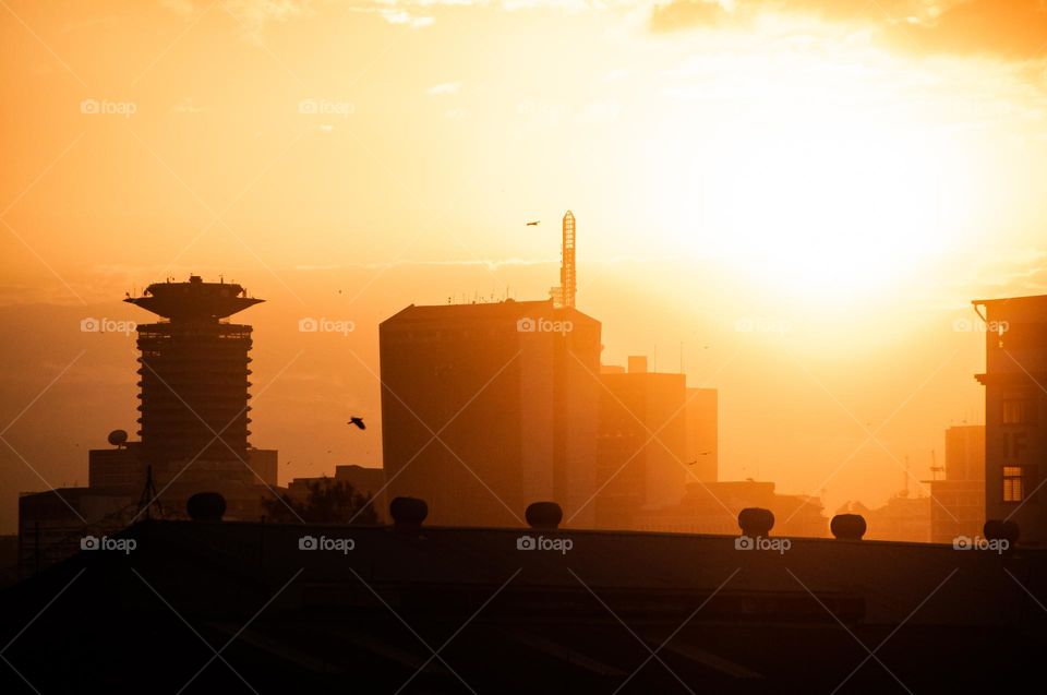 Nairobi sunset