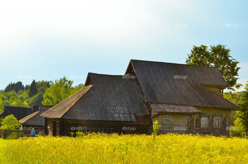 house in the village