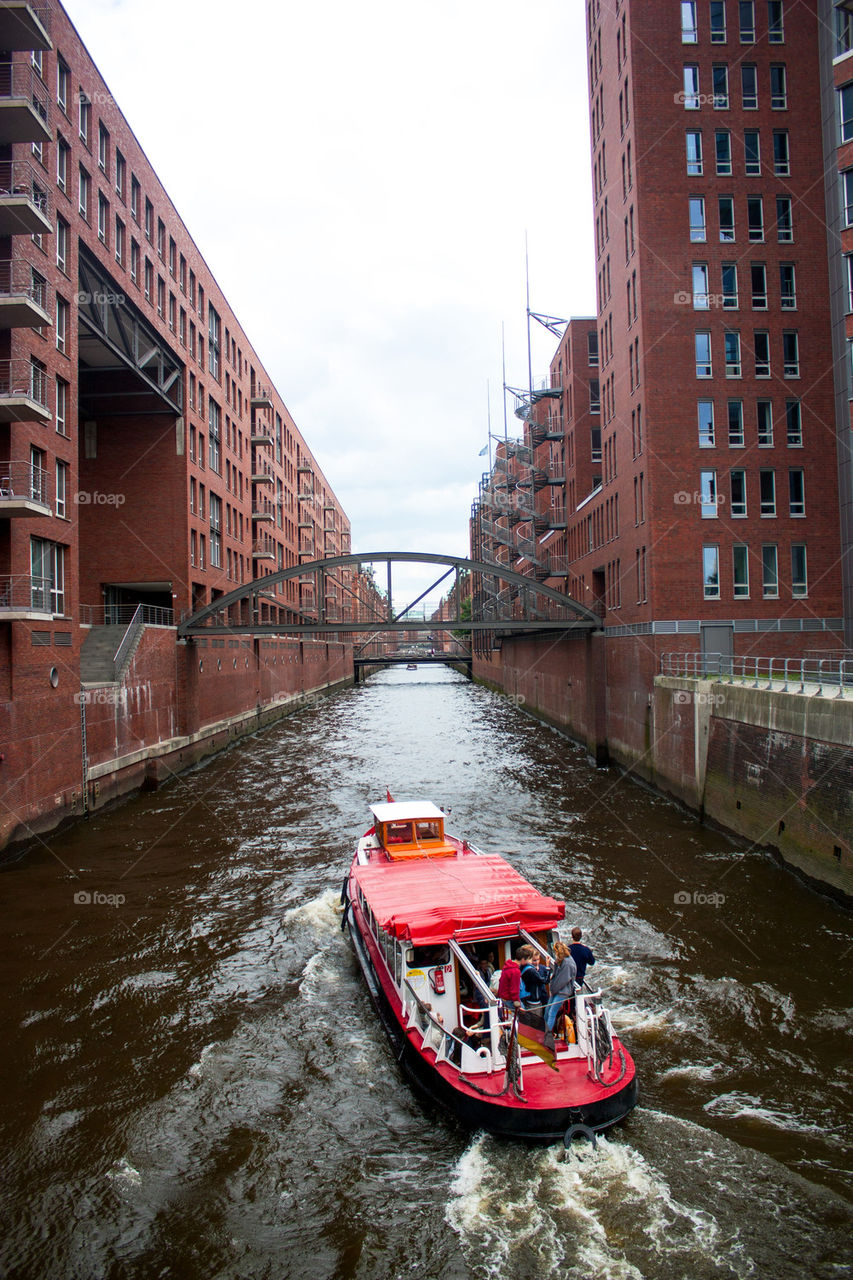 View of Hamburg canal
