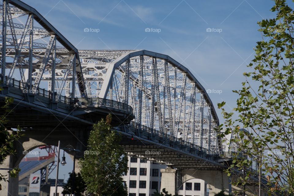 Pedestrian bridge in Nashville, tennesee 