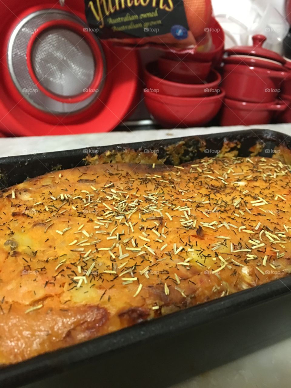 What's cooking? Traditional Canadian shepherds pie, beef and vegetables topped with mashed potato and baked till yummy