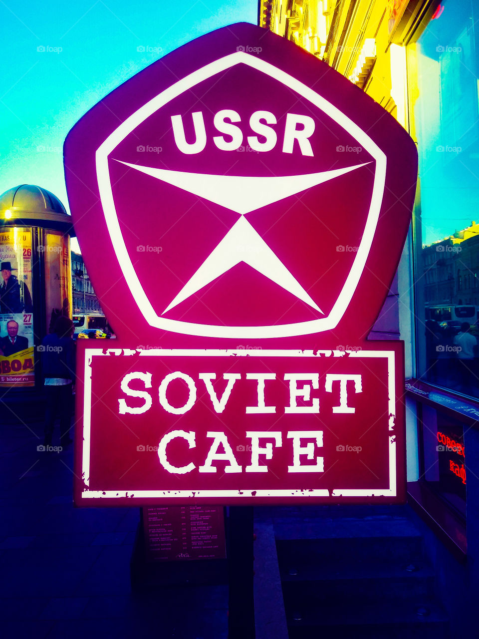 Saint-Petersburg, Russia. Cafe from USSR😎👻