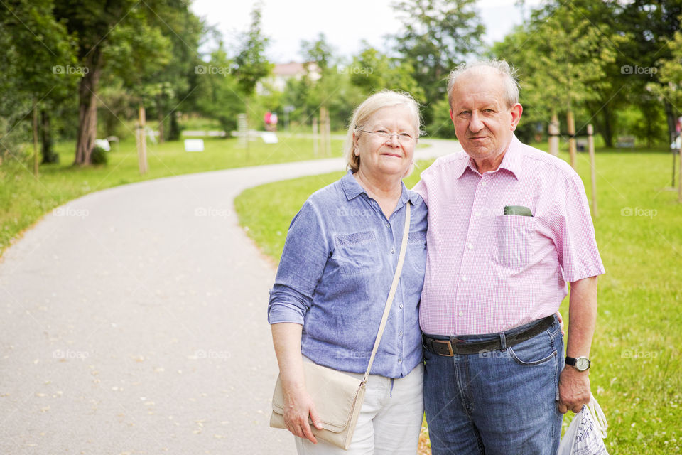 Portrait of a senior couple