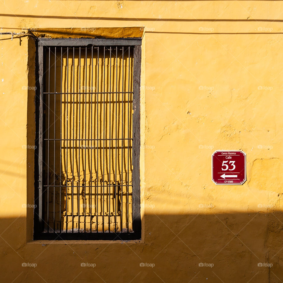 Yellow mexican window