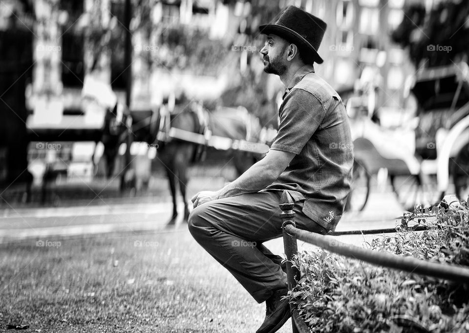 Horse Carriage driver 