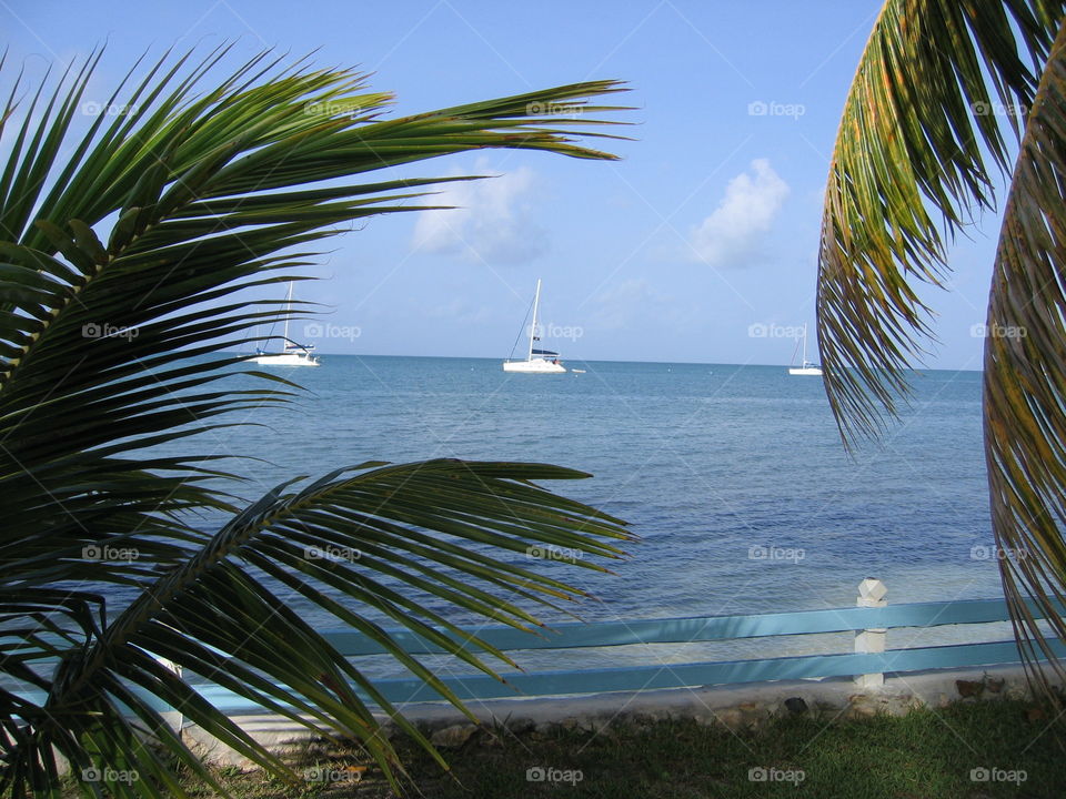 sailboats. Anegada, BVI