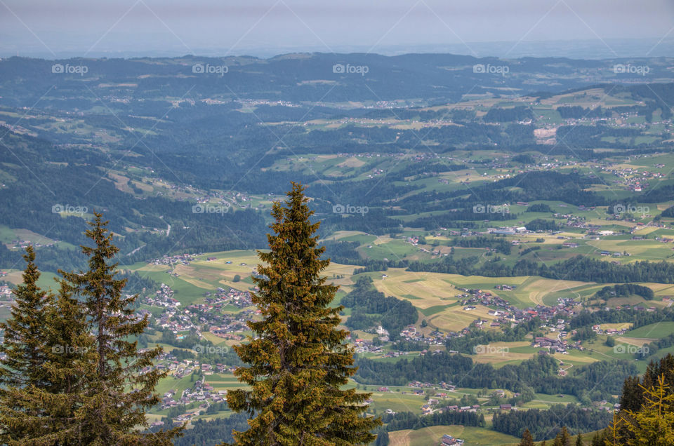 View from Seilbahn Bezau