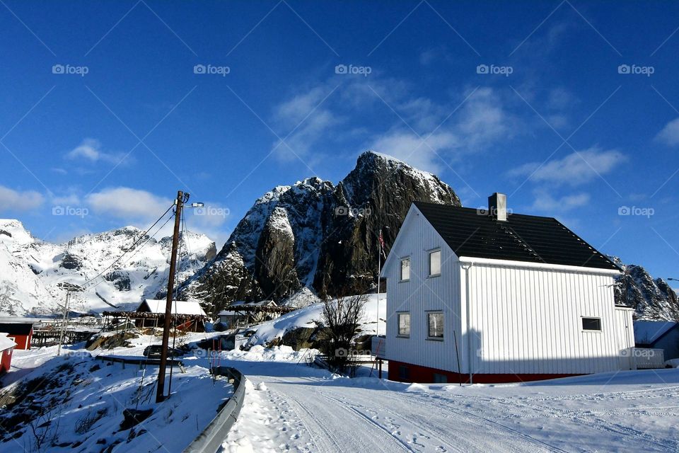 Beautiful Lofoten village