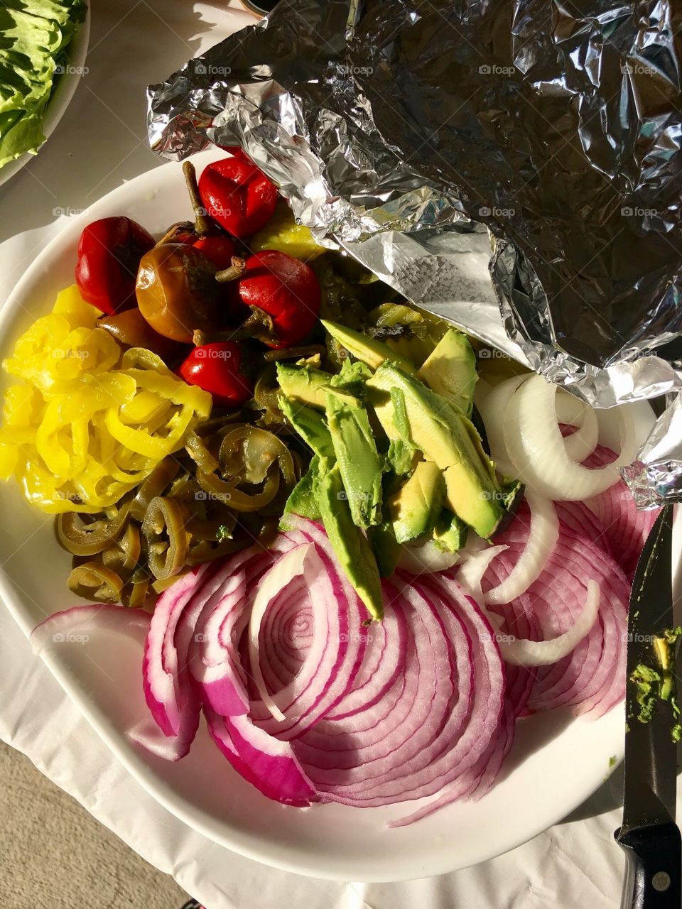 Vegetable choice for hamburger 