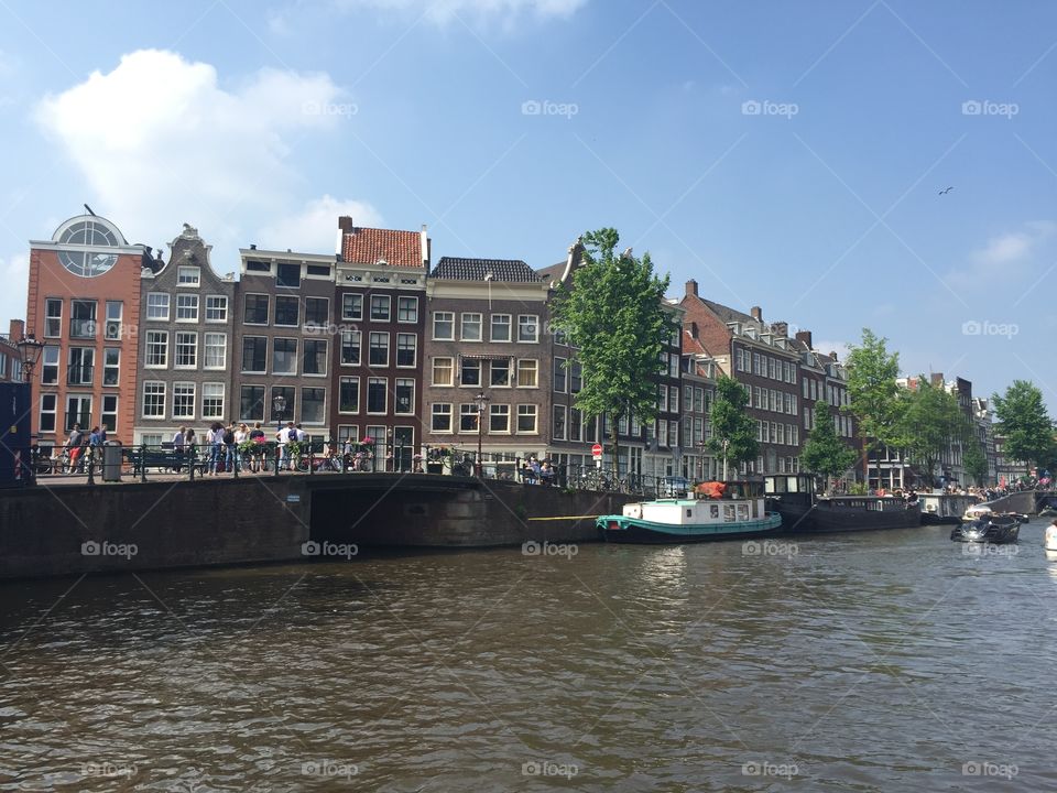 Amsterdam from the river
