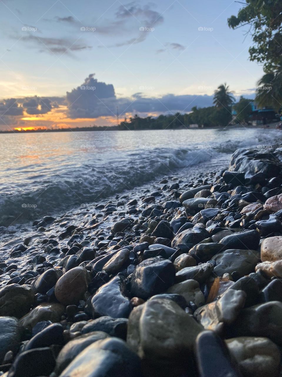 Rocks and water 