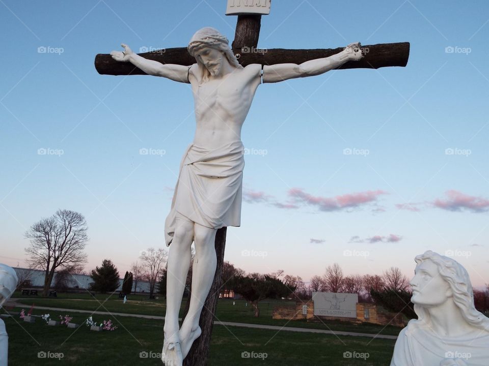 Jesus on the cross 