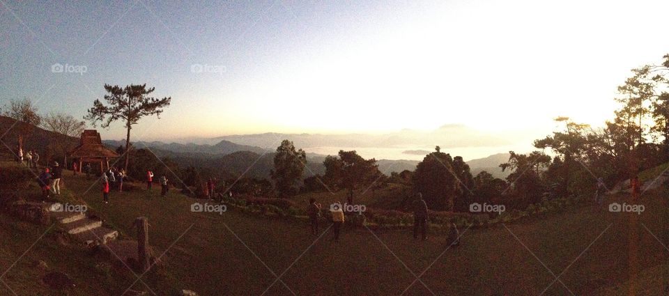 Panorama landscape at Chaing Mai, Thailand. 