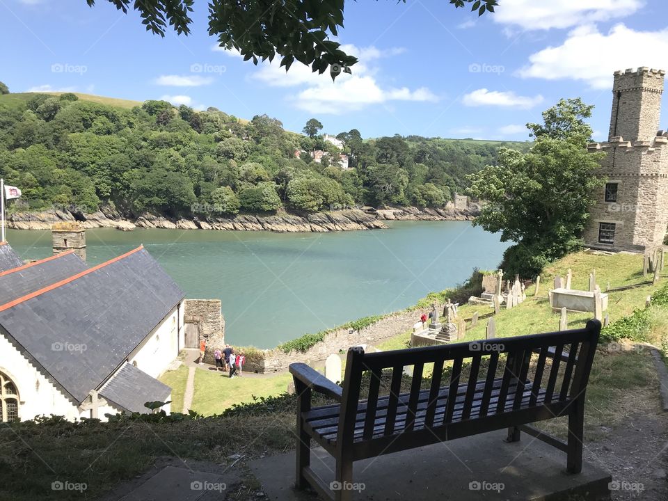 A view of Dartmouth, from the glorious Dartmouth Castle today, the sunshine helped the castle to look amazing.