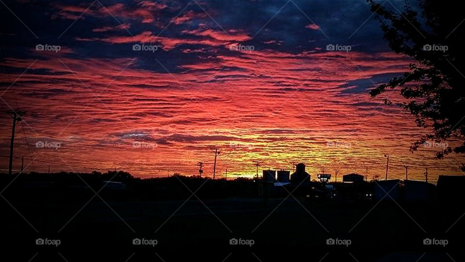 Sunset Cloud Ceiling