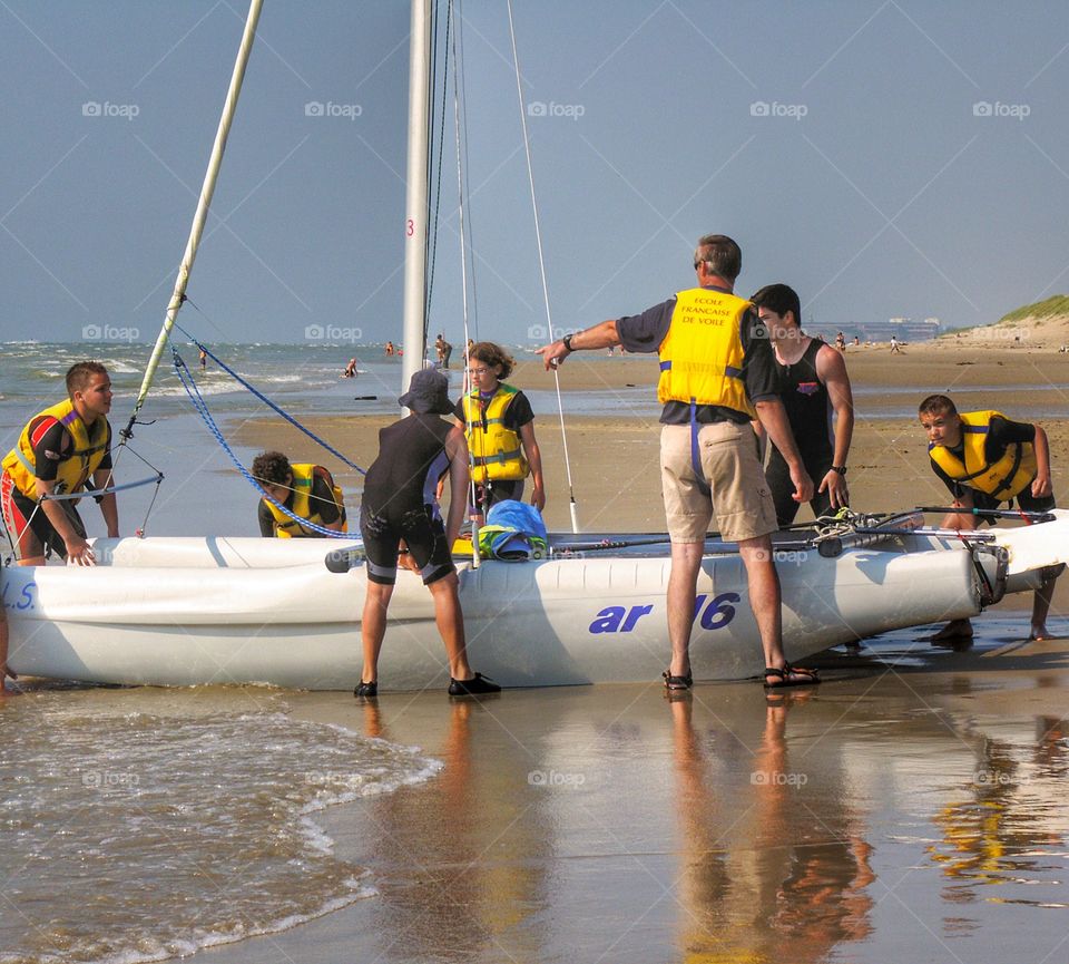 Sailing. School