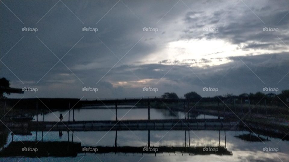 the view when the sun has set