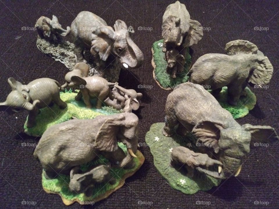 elephant figurine characters  collection