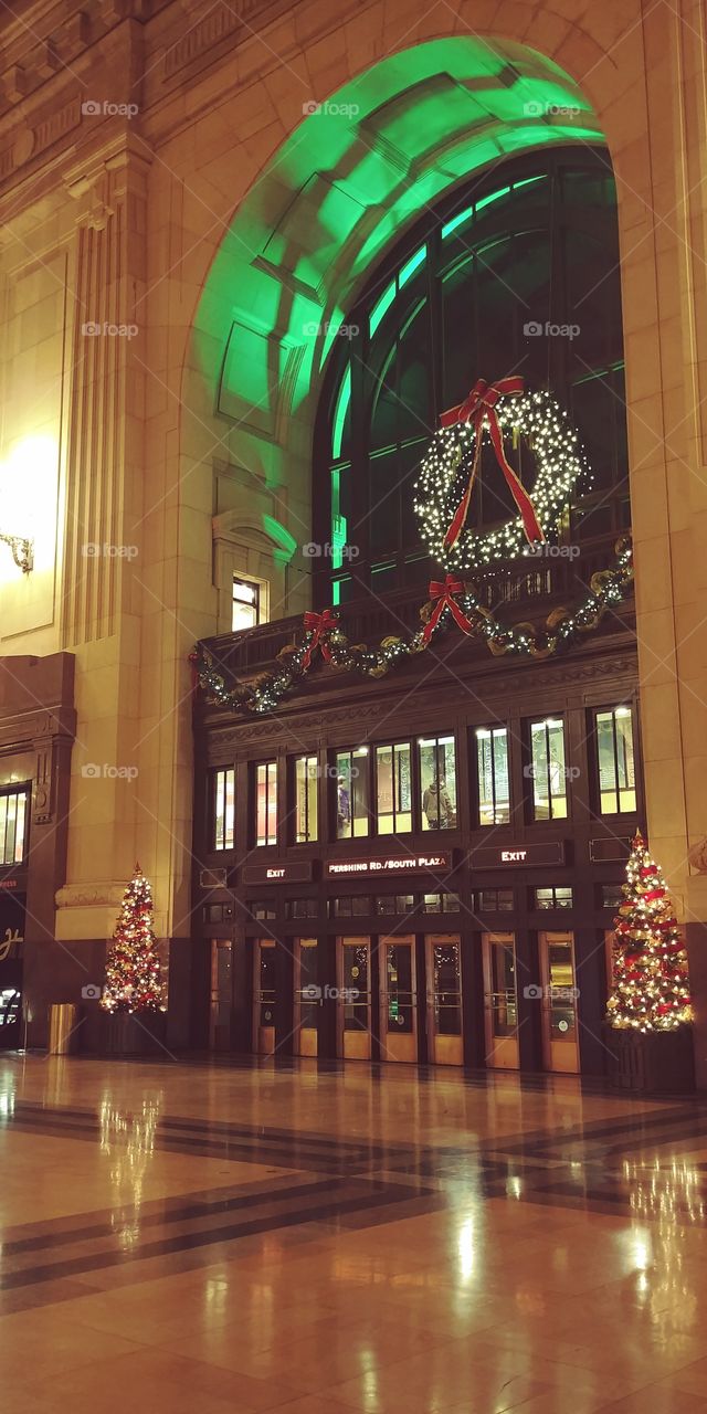 Christmas time at Kansas City 
Union Station