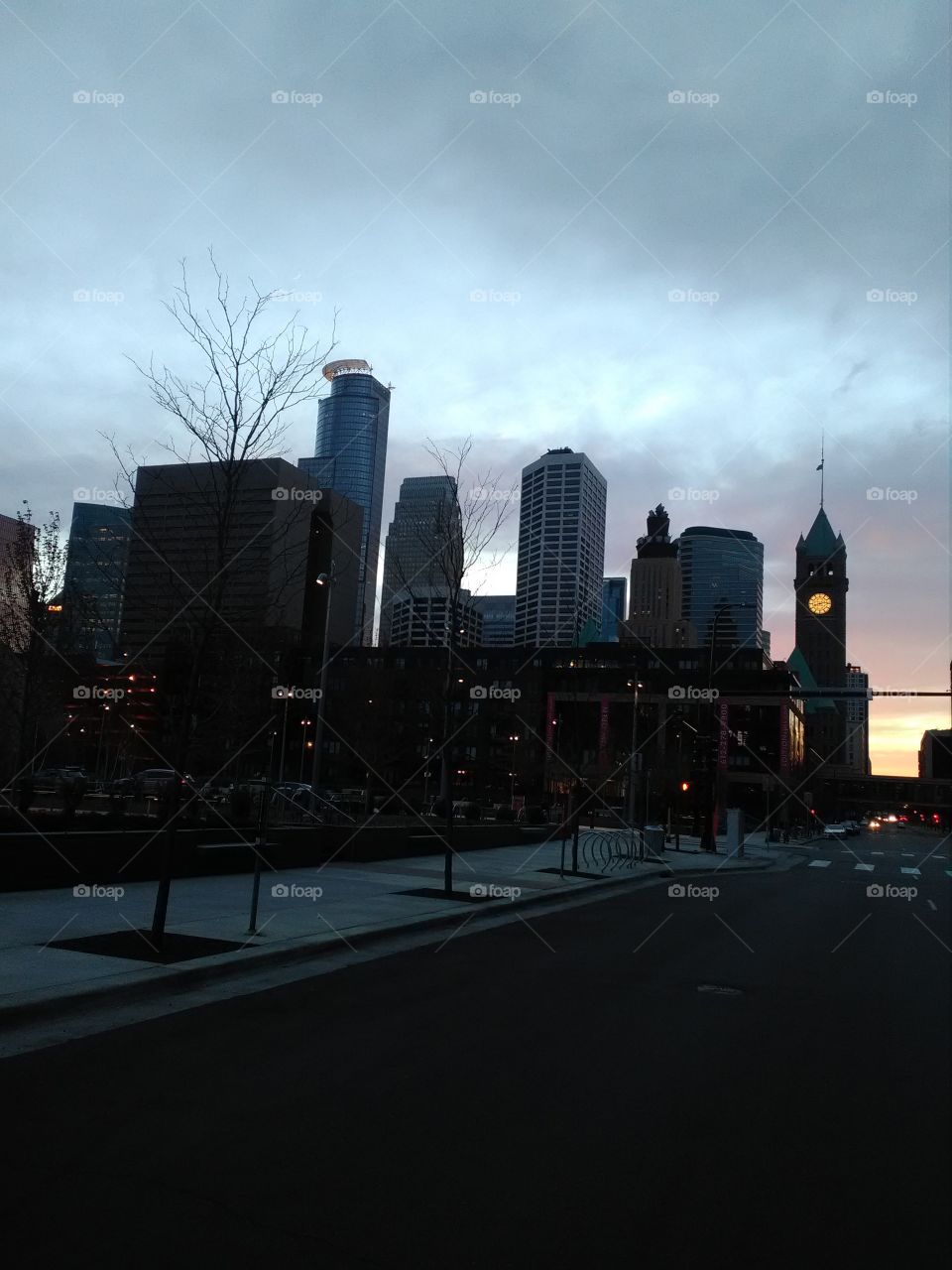 evening in Minneapolis