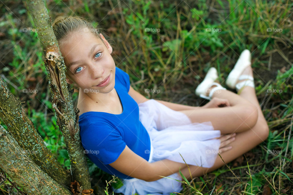 Little cute ballerina 