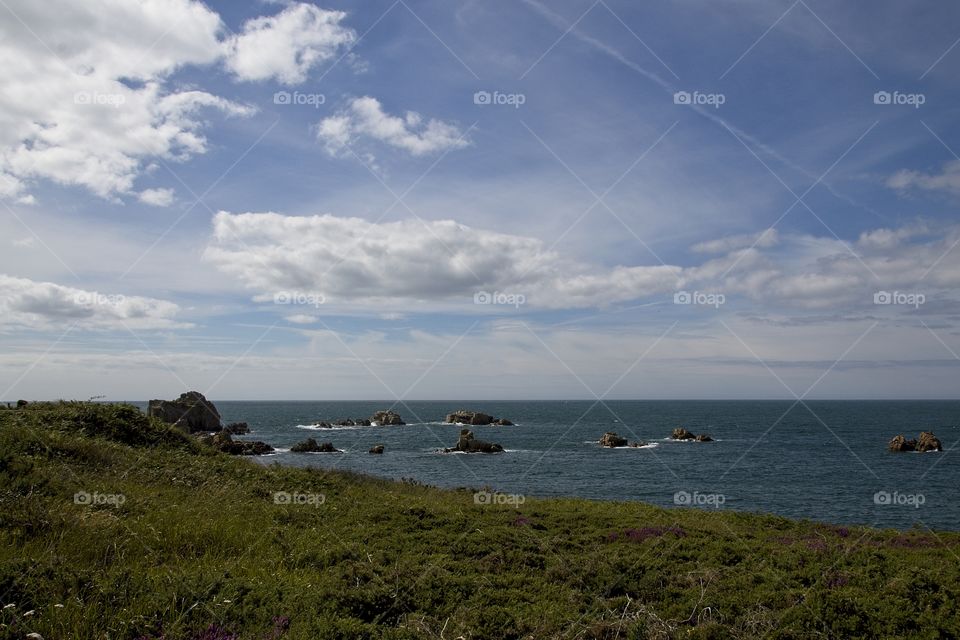 view of the coast of the sea