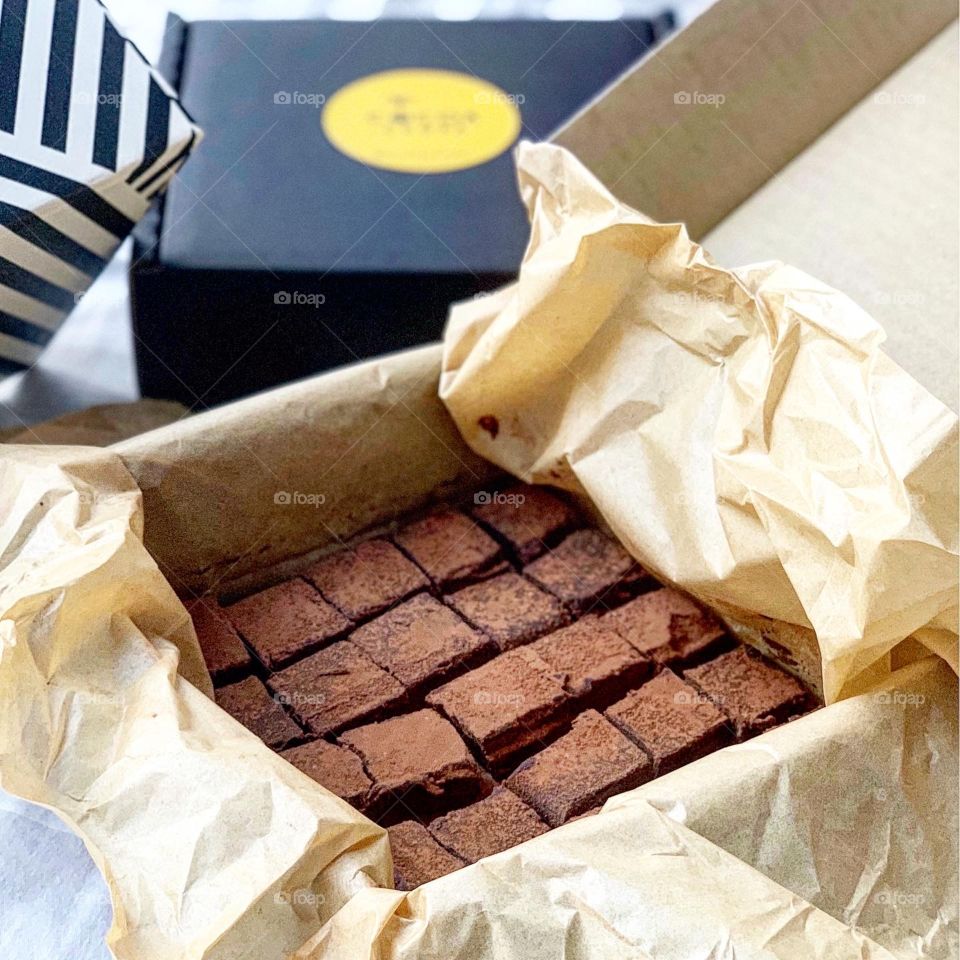 Chocolate ganache that melts in the mouth