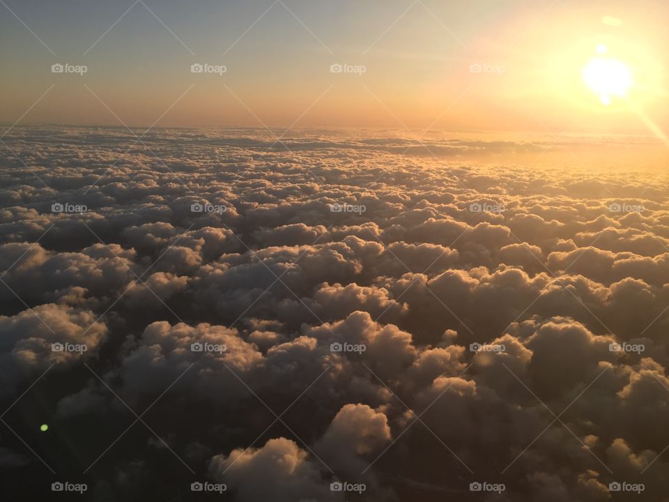 Sunset Clouds from the sky