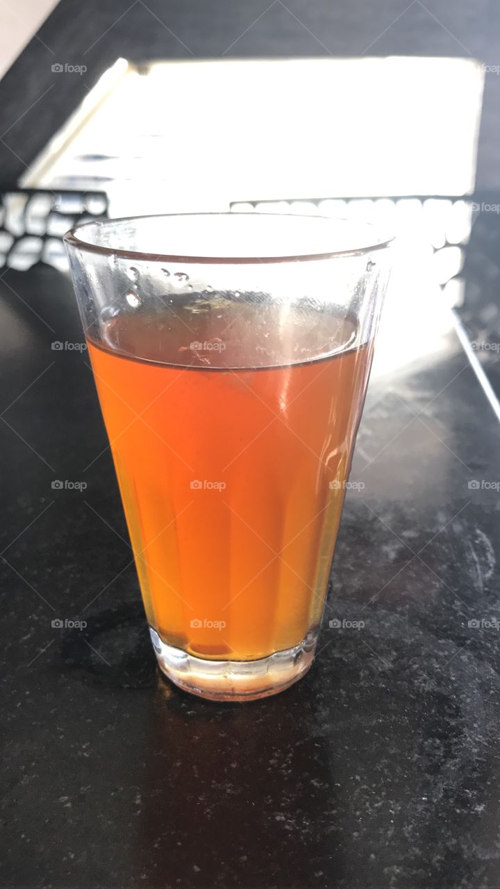 Lemon tea for refreshment