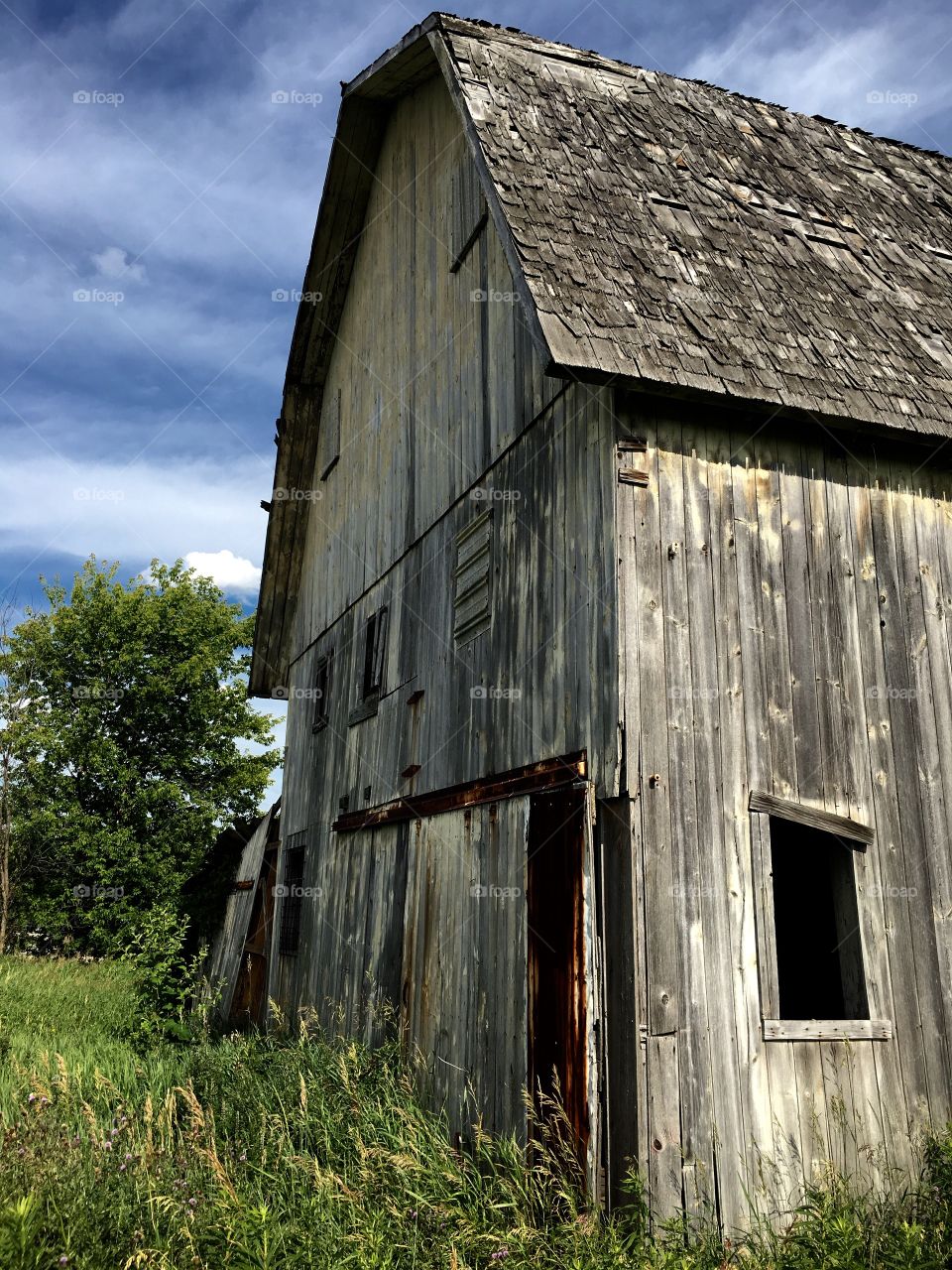Abandoned wooden house 