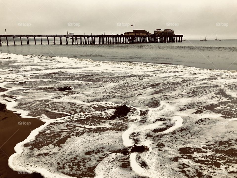 Closer look of the ocean water 