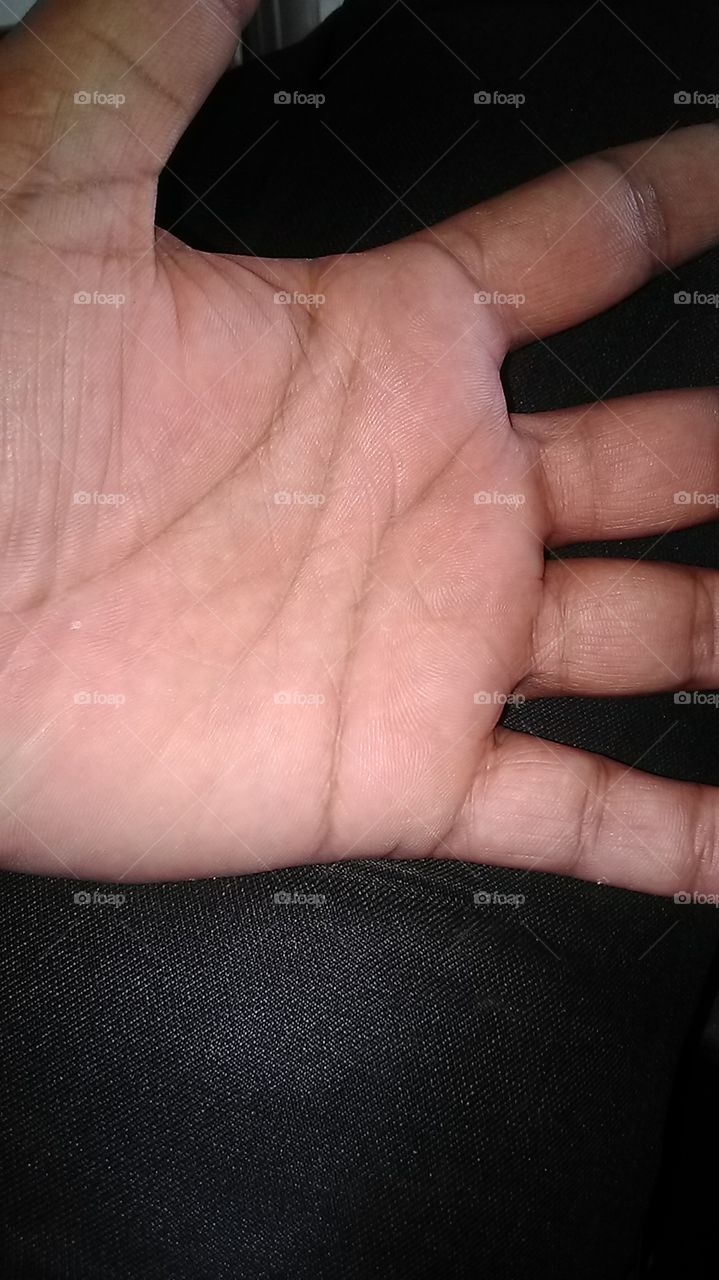 my hand....