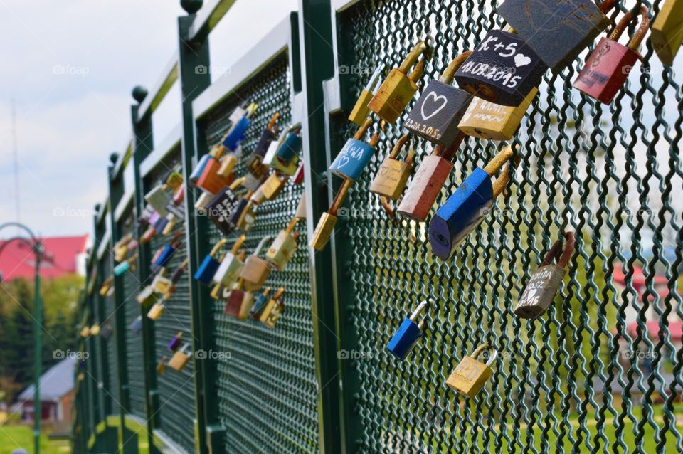 padlock on the gate