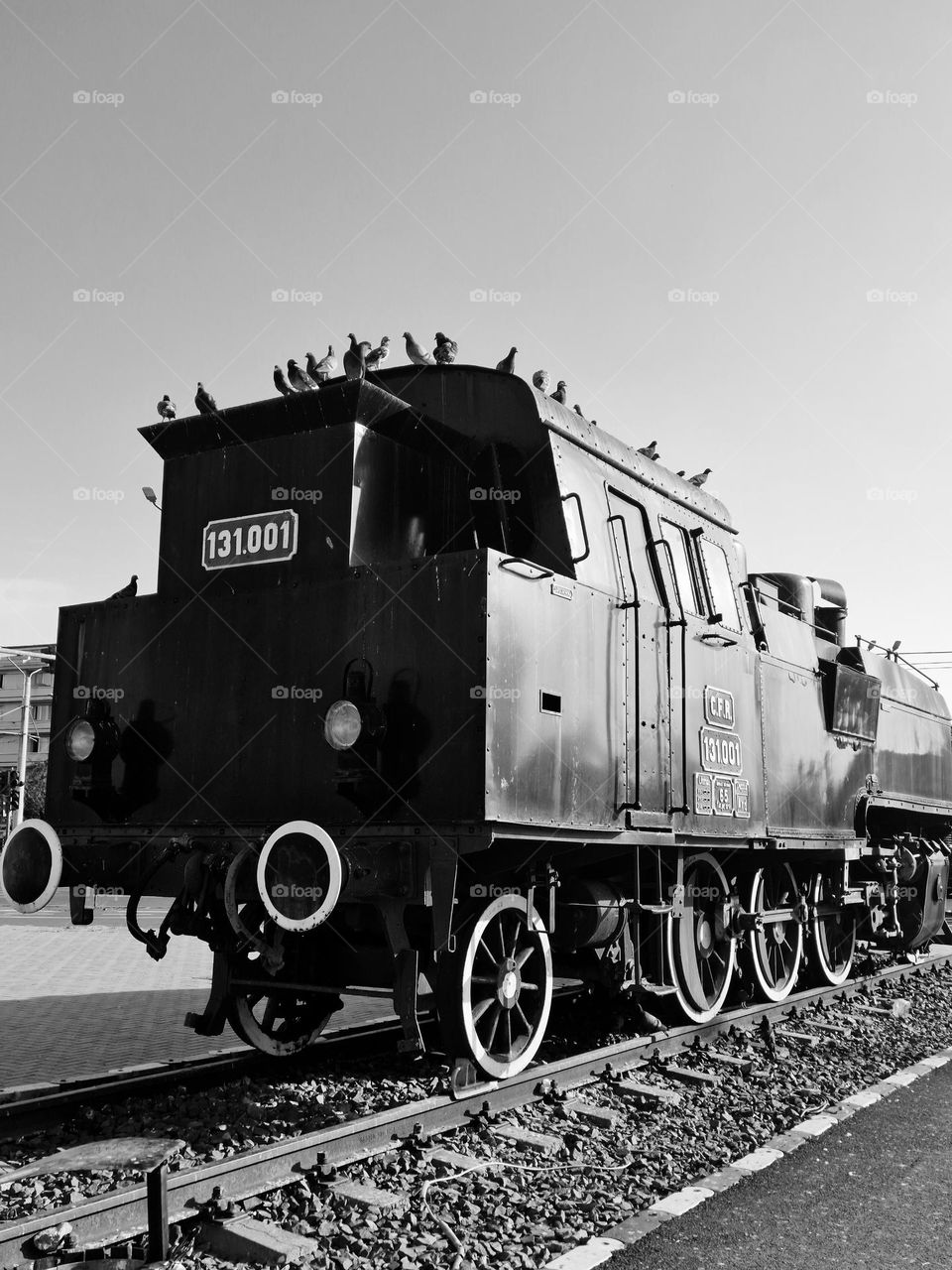Vintage locomotive.