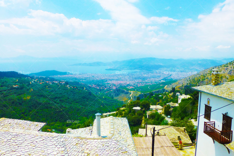 View of the city of Volos
