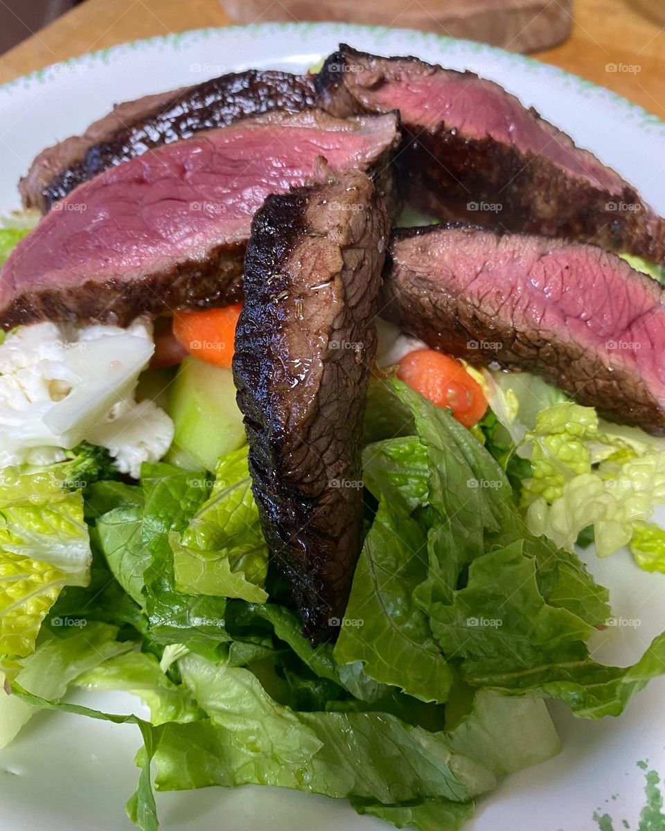 Fantastic steak salad I made 