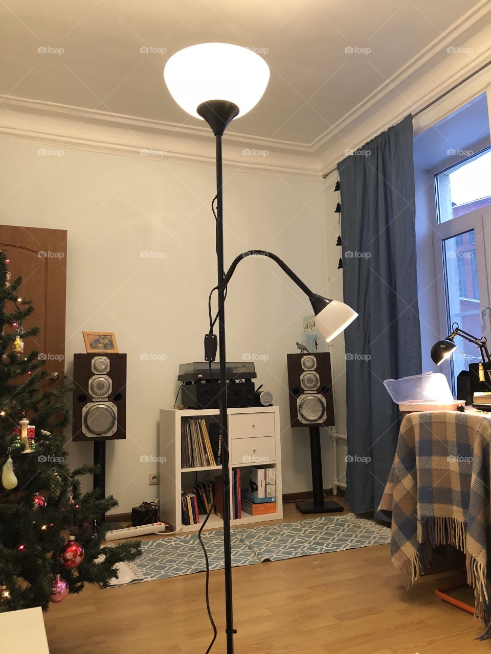 Lamp in room
