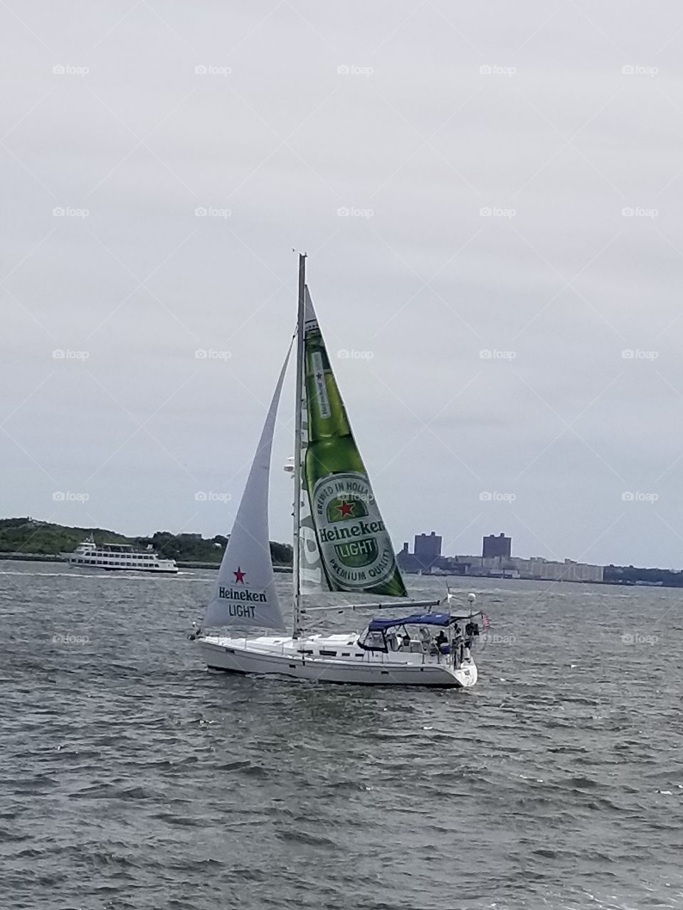 Heineken sail boat