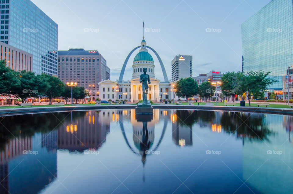 st louis missouri city skyline