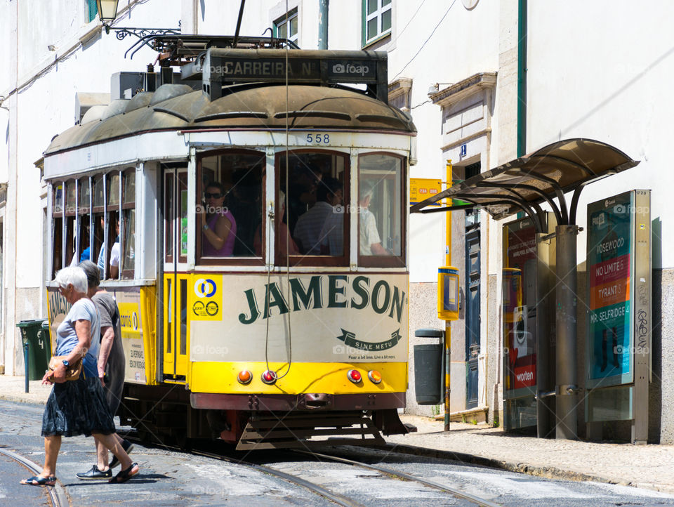 Tram n 28 in Lisboa
