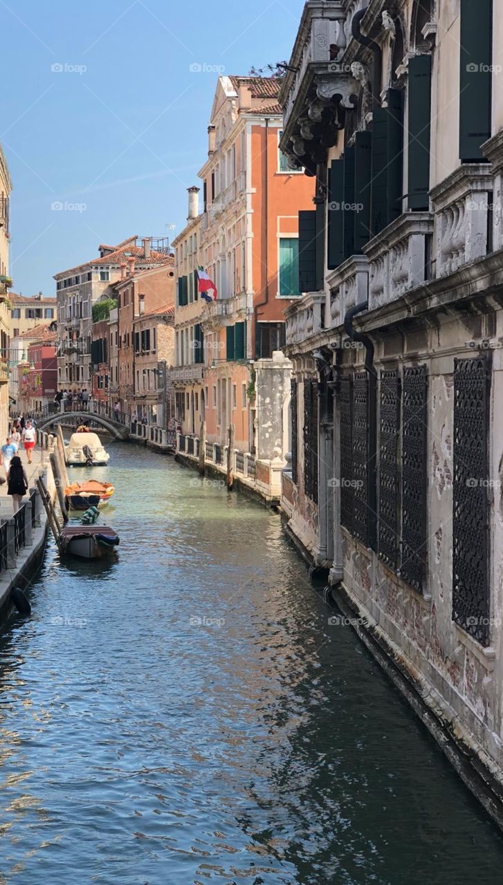 A canal in Venice