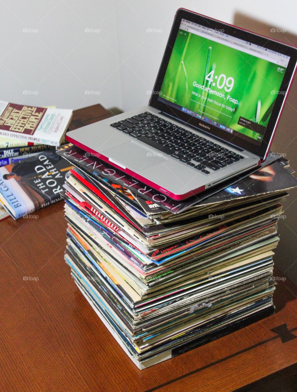Record Album Computer Stand